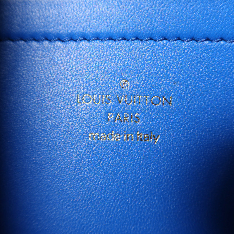 LOUIS VUITTON Monogram Embossed Pochette Coussin金扣鏈帶肩背袋-5