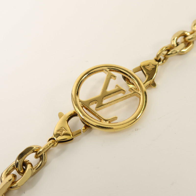 LOUIS VUITTON Monogram Embossed Pochette Coussin金扣鏈帶肩背袋-7