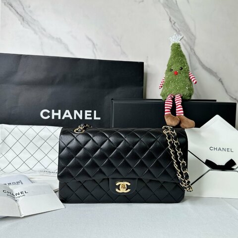 CHANEL Coco 25羊皮口蓋包