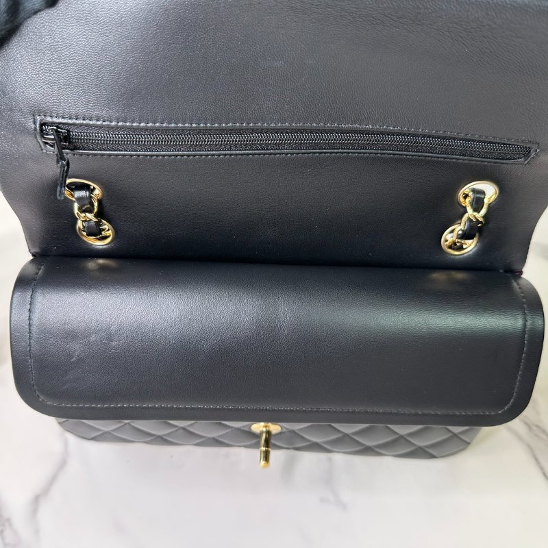 CHANEL Coco 25羊皮口蓋包-8