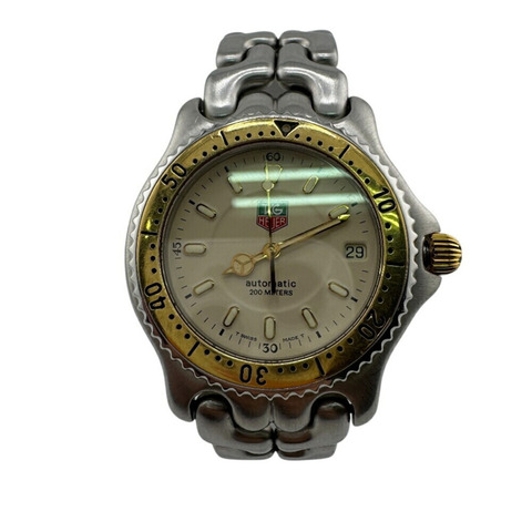 TAG HEUER 豪雅 Cell 系列 200 公尺專業腕錶 S87.006.E，銀色，男士款
