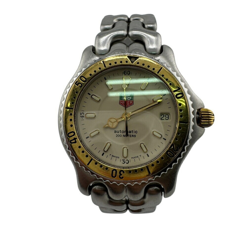 TAG HEUER 豪雅 Cell 系列 200 公尺專業腕錶 S87.006.E，銀色，男士款-0