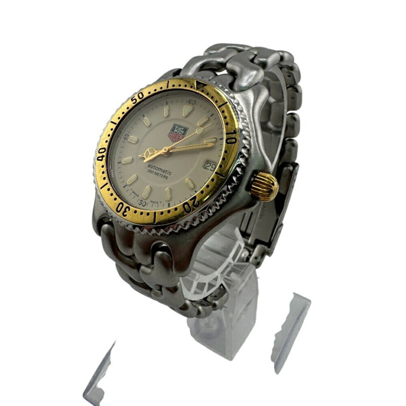 TAG HEUER 豪雅 Cell 系列 200 公尺專業腕錶 S87.006.E，銀色，男士款-1