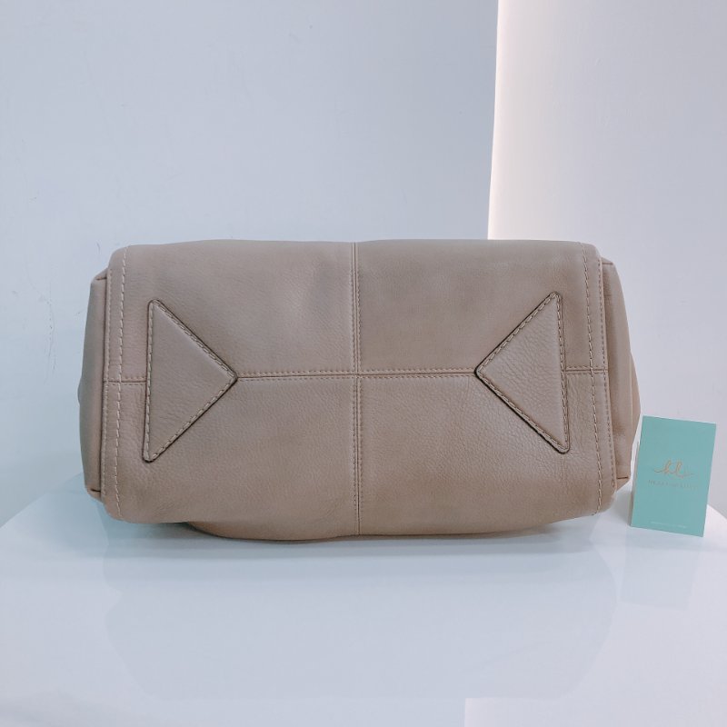 MS0557 Bally 巴利 三用 斜背 側背 手提 牛皮 大象灰 金扣 2-Ways Top Handle Bag Calfskin Grey x GHW-4