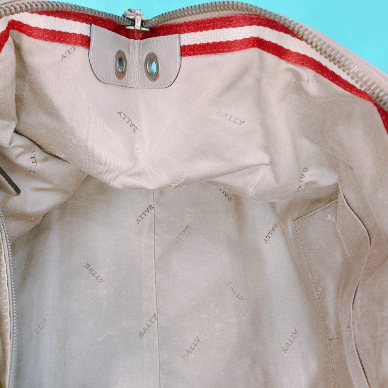 MS0557 Bally 巴利 三用 斜背 側背 手提 牛皮 大象灰 金扣 2-Ways Top Handle Bag Calfskin Grey x GHW-18