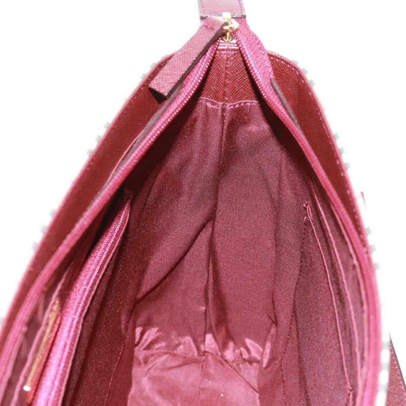 【日本直送】BURBERRY Nova 格紋單肩包帆布皮革米色紅色金色 Auth am10647V-18