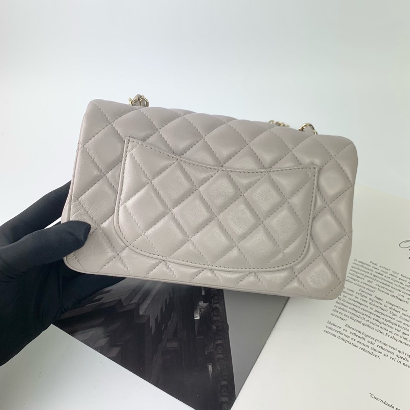 Chanel cf20/大mini 灰金配色 晶片款❤️-2