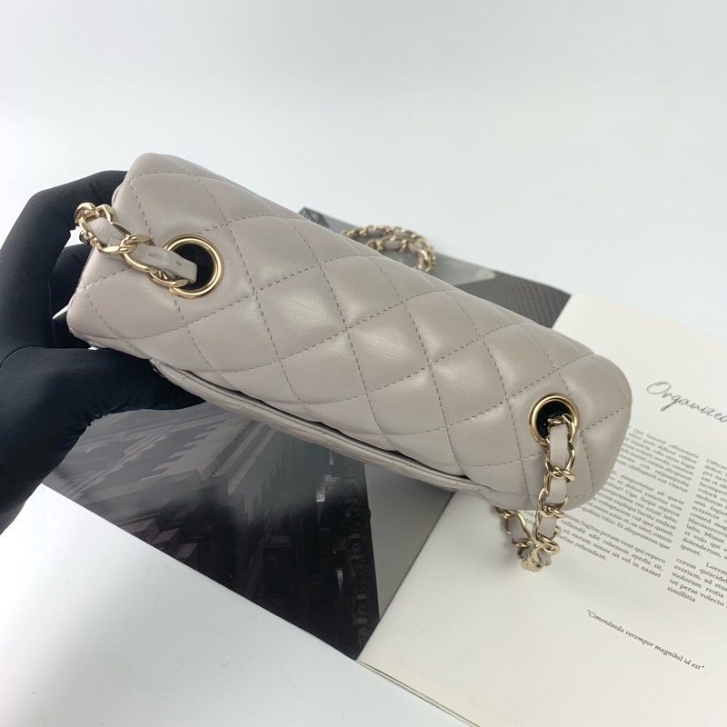 Chanel cf20/大mini 灰金配色 晶片款❤️-3