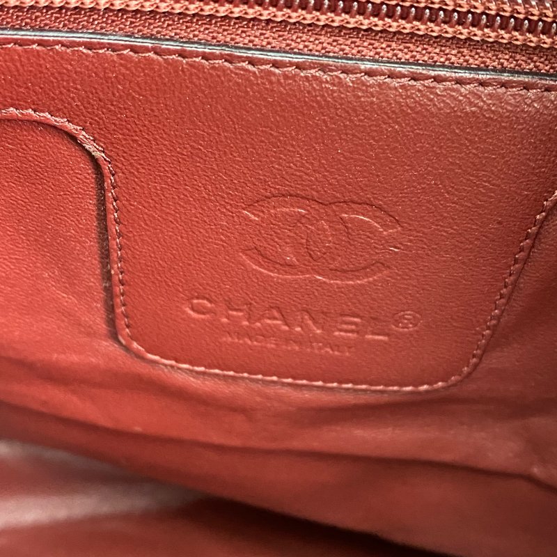 △ Chanel 香奈兒 Navy Lambskin Coco Cocoon Silver Tone Metal Tote Bag No.14 深藍色小羊皮銀色金屬托特袋No.14 - 257022484-24