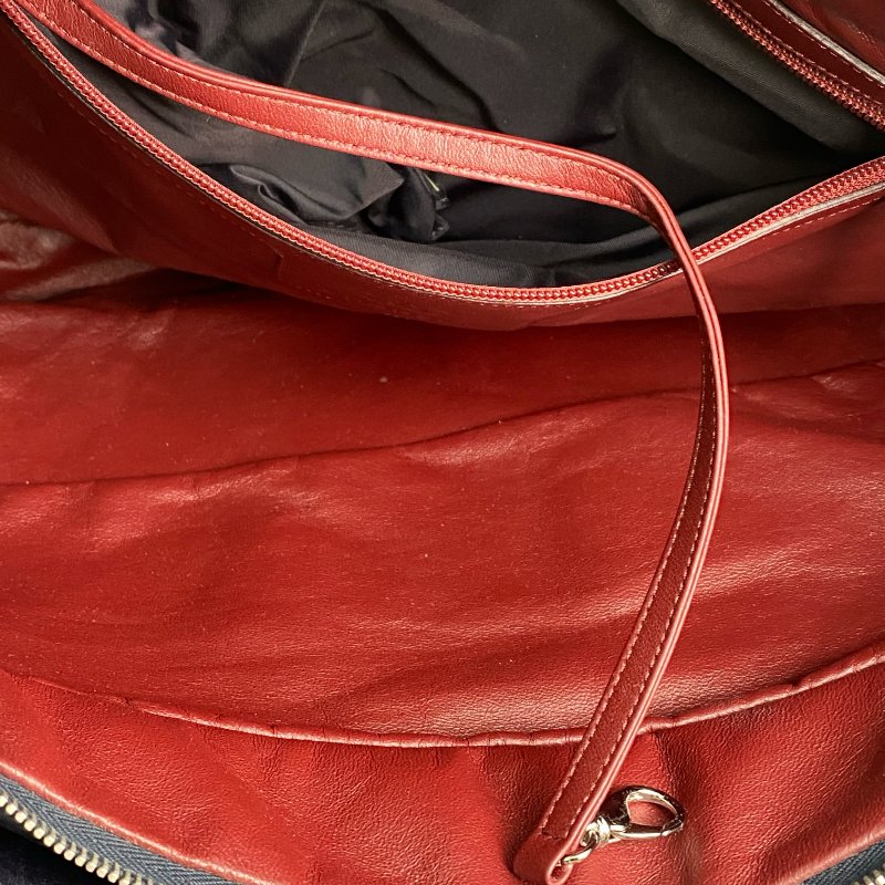 △ Chanel 香奈兒 Navy Lambskin Coco Cocoon Silver Tone Metal Tote Bag No.14 深藍色小羊皮銀色金屬托特袋No.14 - 257022484-25