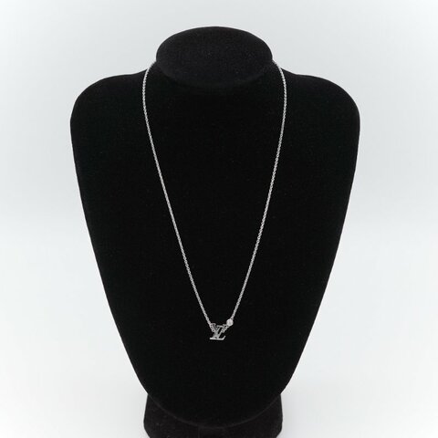 Louis Vuitton 路易威登 LV Monogram 標誌 墜飾項鍊