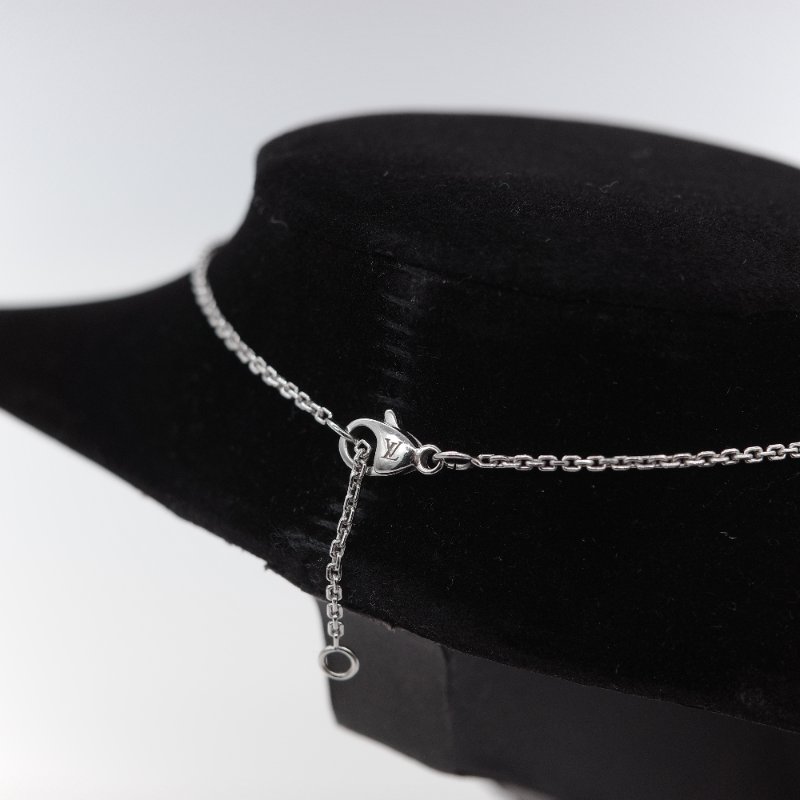 Louis Vuitton 路易威登 LV Monogram 標誌 墜飾項鍊-2