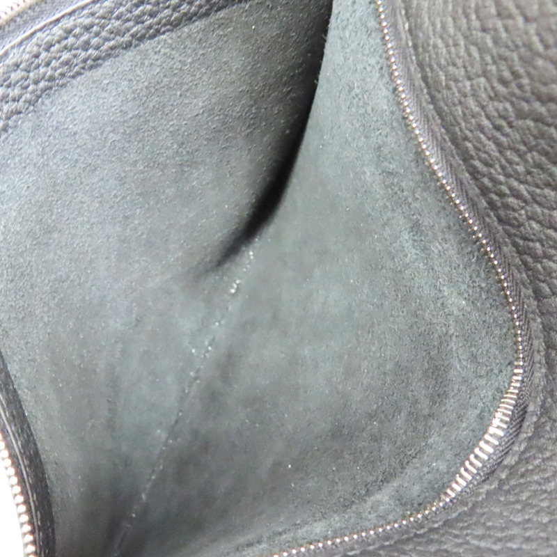 黑色牛皮 白色帆布 Garden Party GM 手提包 B刻【HERMES 愛馬仕】-5