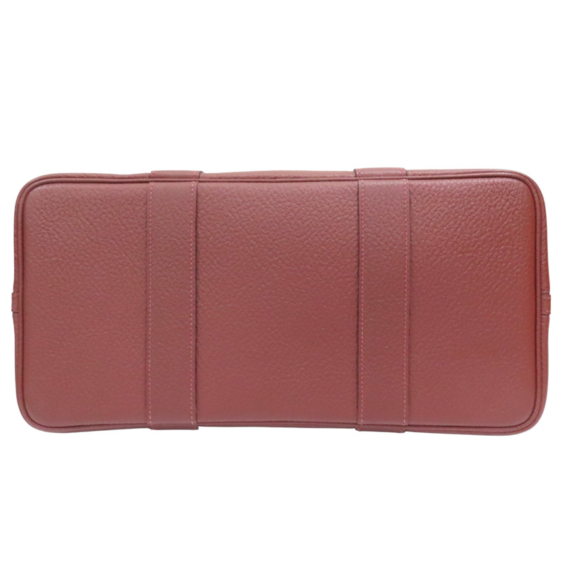 磚紅色 牛皮 Garden Party 36 手提包 Y刻【HERMES 愛馬仕】-3