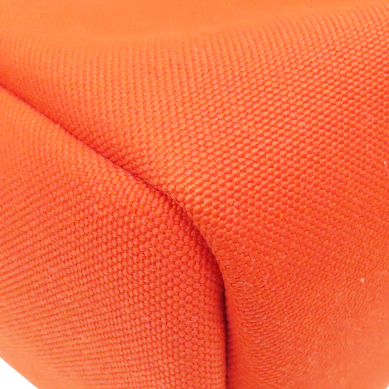 橘色 帆布 Herbag Zip 31 兩用包 U刻 金扣【HERMES 愛馬仕】-10