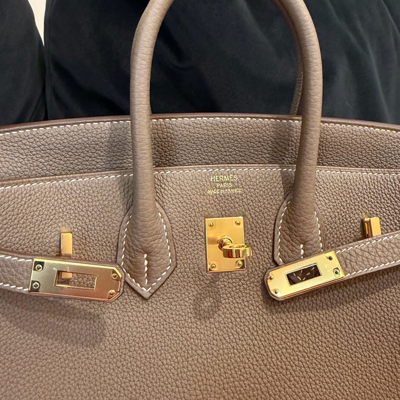 Hermes大象灰鉑金25 全配台灣櫃上Z刻-1