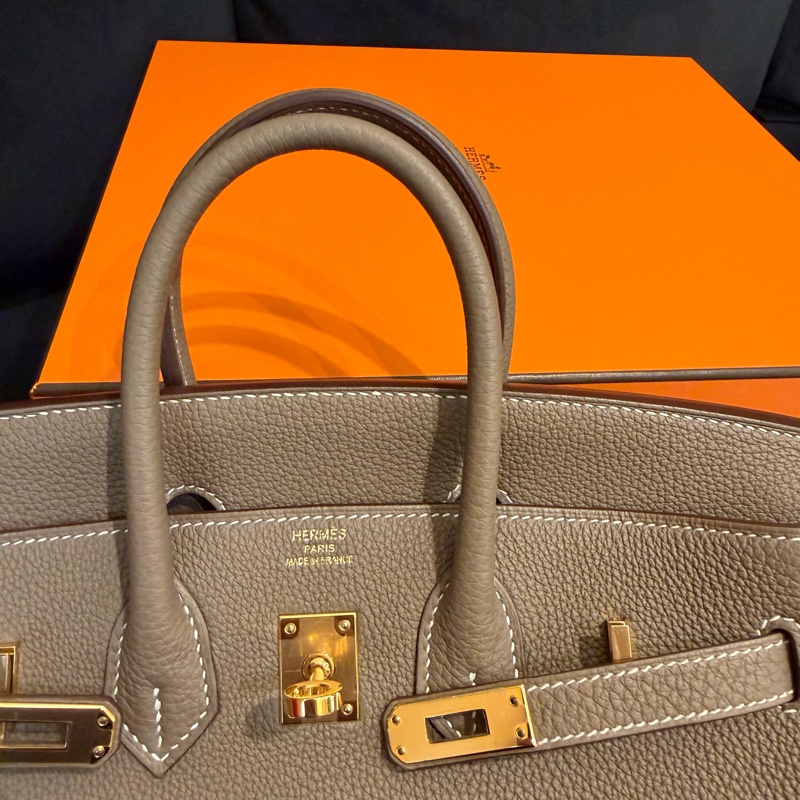 Hermes大象灰鉑金25 全配台灣櫃上Z刻-3