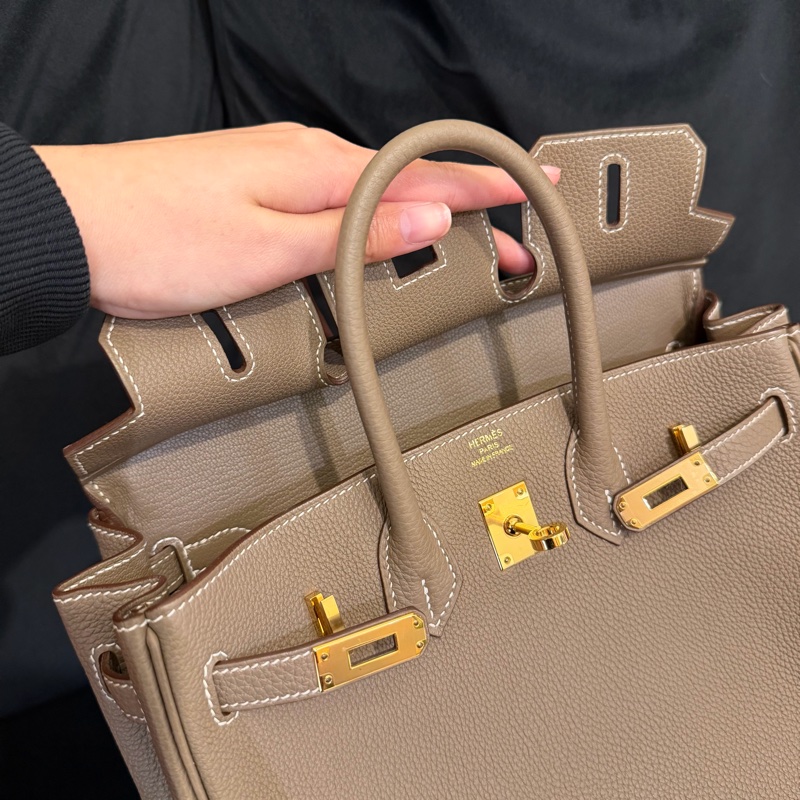 Hermes大象灰鉑金25 全配台灣櫃上Z刻-21