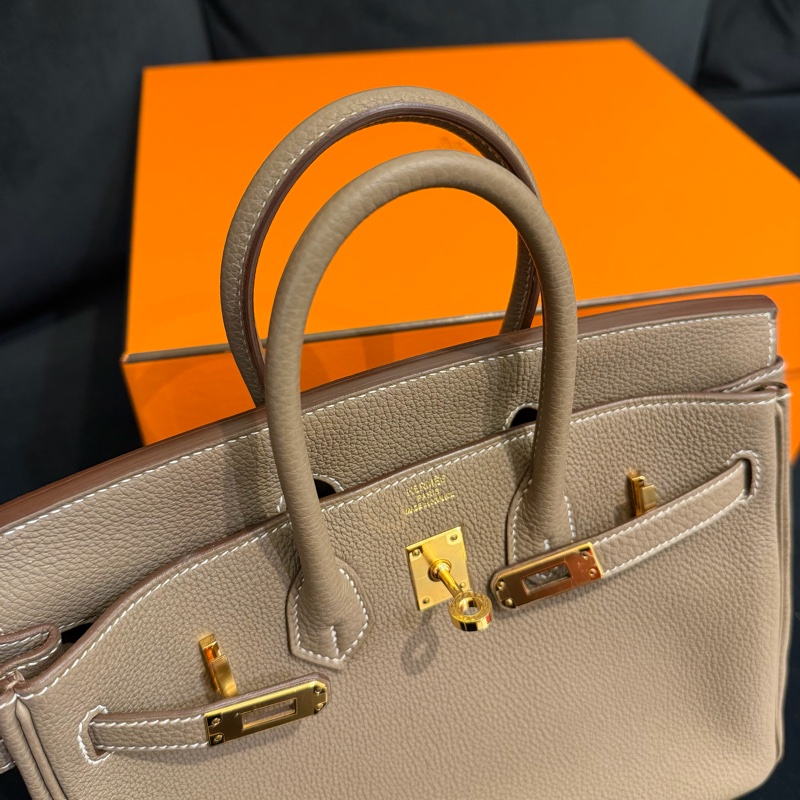 Hermes大象灰鉑金25 全配台灣櫃上Z刻-22