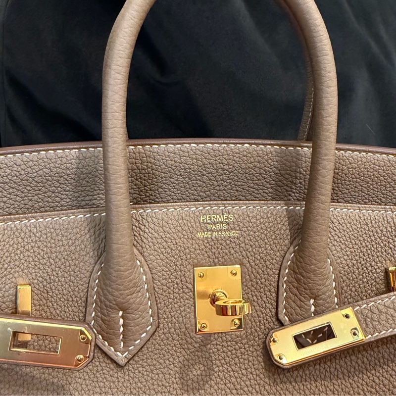Hermes大象灰鉑金25 全配台灣櫃上Z刻-23