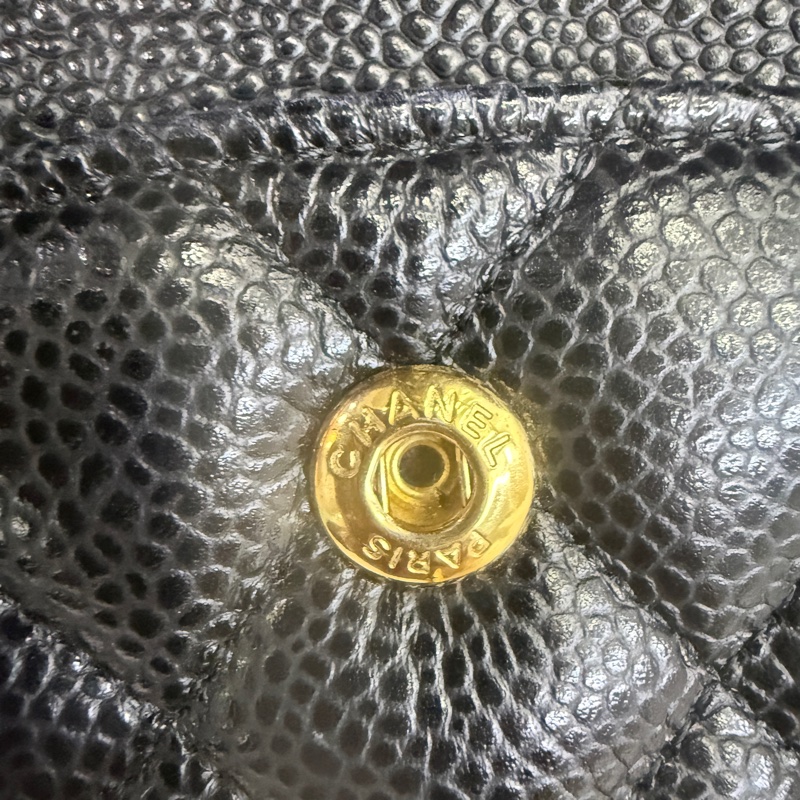 98新香奈兒Chanel  CF中號 25cm 黑卡款-18