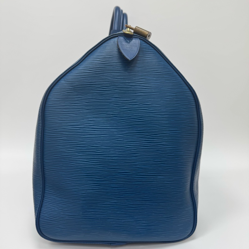 Louis Vuitton Keepall 50藍色旅行袋 Vintage 中古 二手 手提-8