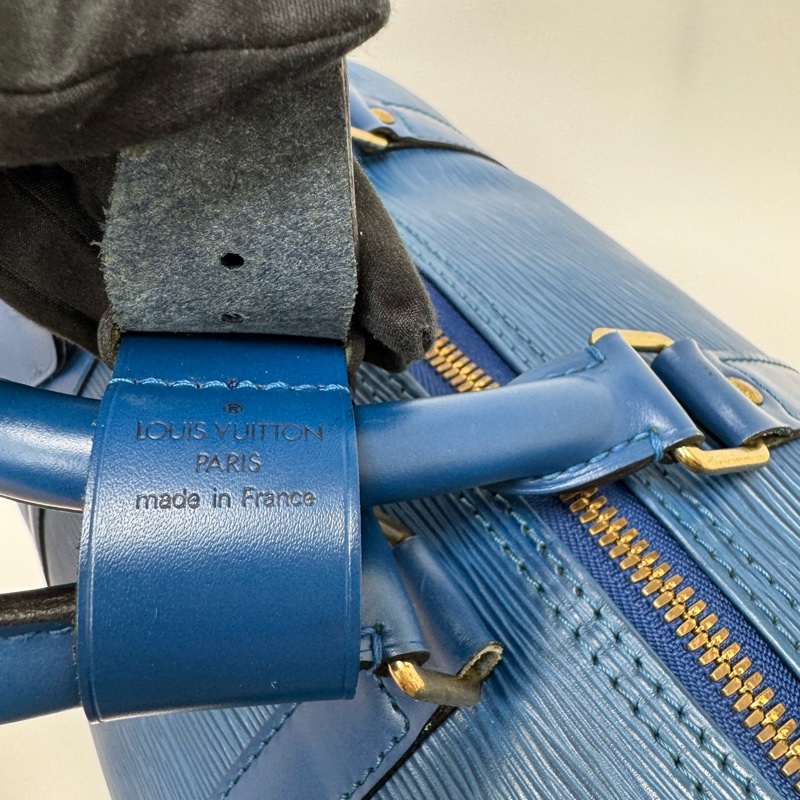 Louis Vuitton Keepall 50藍色旅行袋 Vintage 中古 二手 手提-13