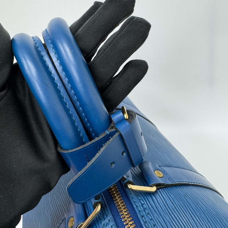 Louis Vuitton Keepall 50藍色旅行袋 Vintage 中古 二手 手提-14