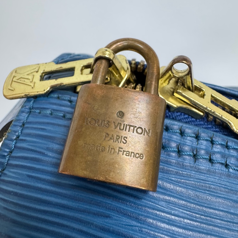 Louis Vuitton Keepall 50藍色旅行袋 Vintage 中古 二手 手提-20