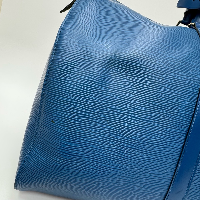 Louis Vuitton Keepall 50藍色旅行袋 Vintage 中古 二手 手提-23
