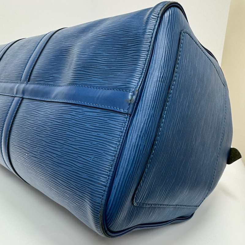 Louis Vuitton Keepall 50藍色旅行袋 Vintage 中古 二手 手提-27