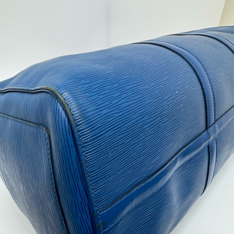 Louis Vuitton Keepall 50藍色旅行袋 Vintage 中古 二手 手提-28