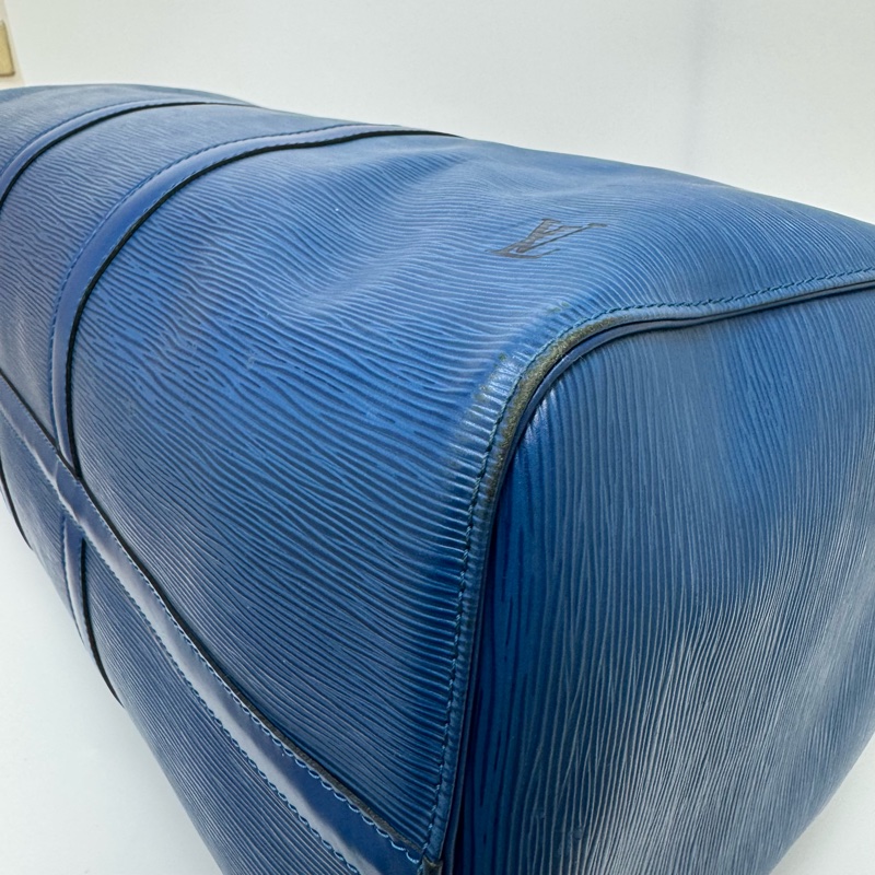 Louis Vuitton Keepall 50藍色旅行袋 Vintage 中古 二手 手提-29