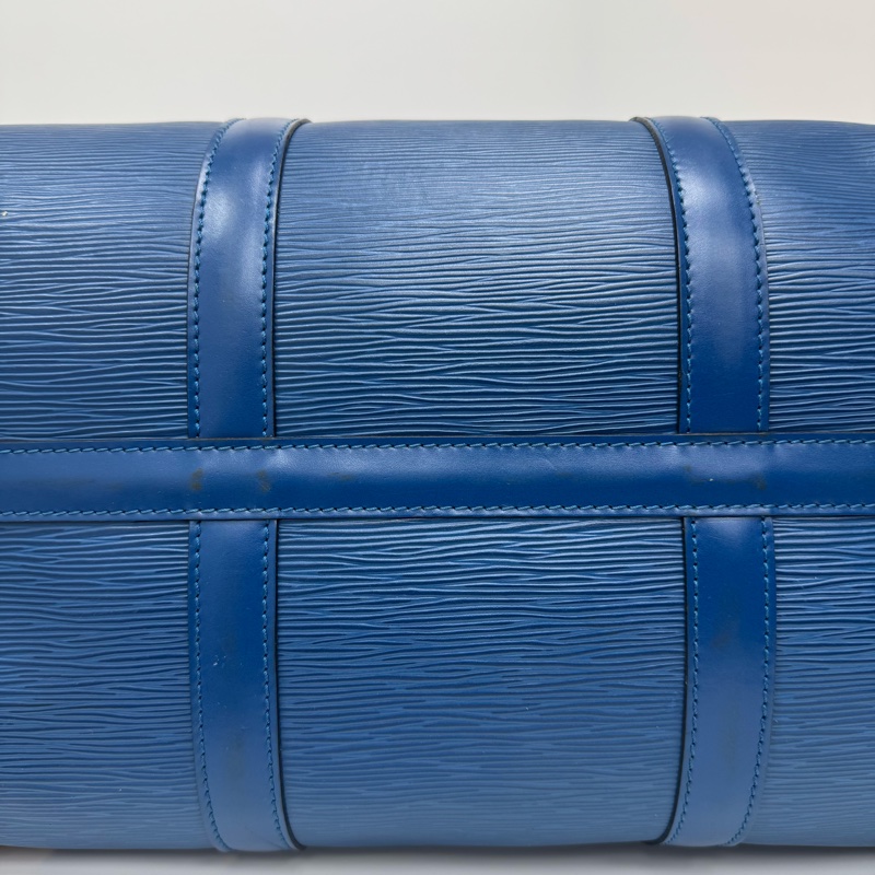 Louis Vuitton Keepall 50藍色旅行袋 Vintage 中古 二手 手提-31