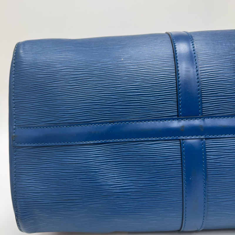 Louis Vuitton Keepall 50藍色旅行袋 Vintage 中古 二手 手提-32