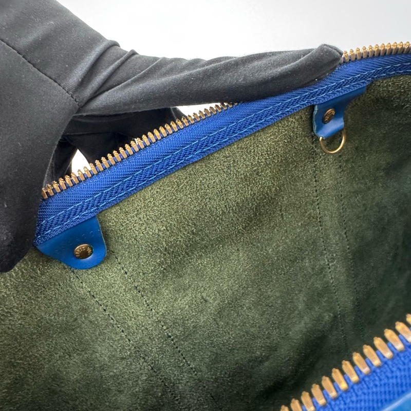 Louis Vuitton Keepall 50藍色旅行袋 Vintage 中古 二手 手提-37