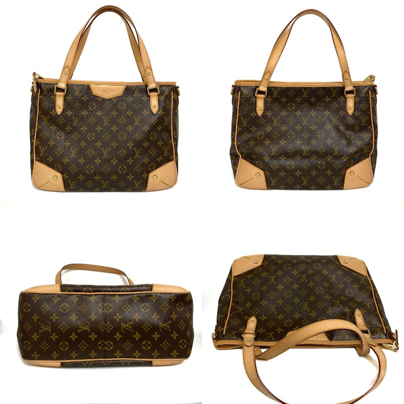 △ Louis Vuitton 路易威登 Estrela MM Brown Coated Canvas Monogram 2Way Bag M41232 啡色塗層帆布經典花紋兩用袋 -257024881-5