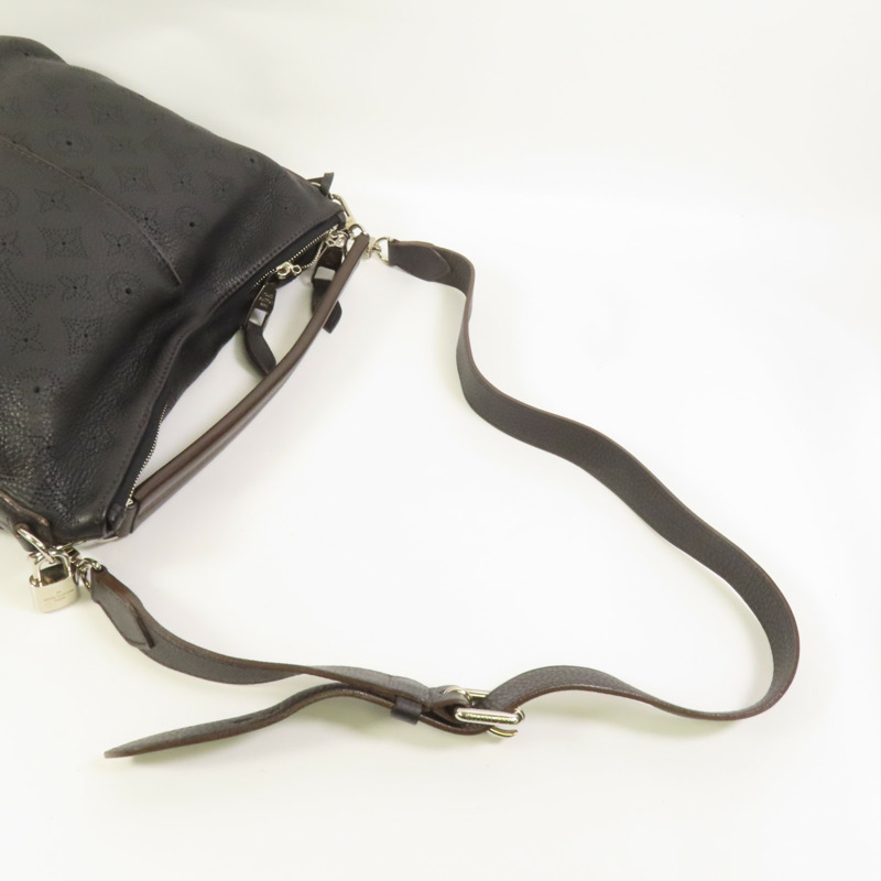 LOUIS VUITTON Monogram Mahina Selene銀扣手挽肩背兩用袋-5