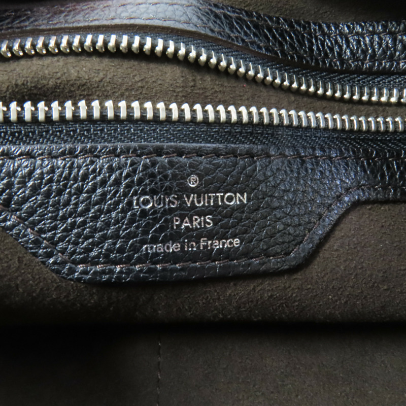 LOUIS VUITTON Monogram Mahina Selene銀扣手挽肩背兩用袋-10