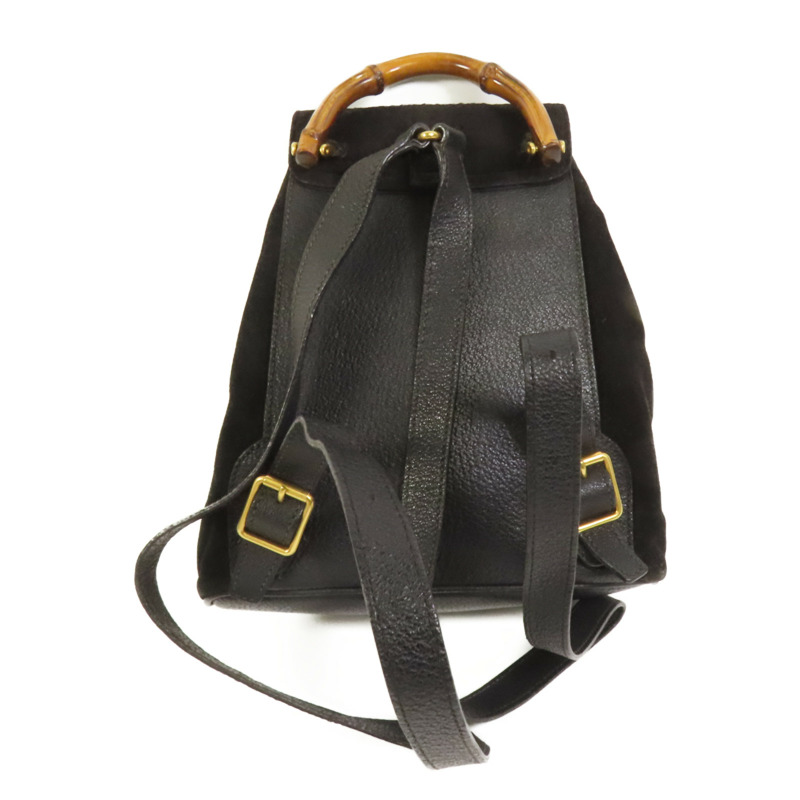 GUCCI 麂皮皮革/牛皮Vintage Backpack背包-1