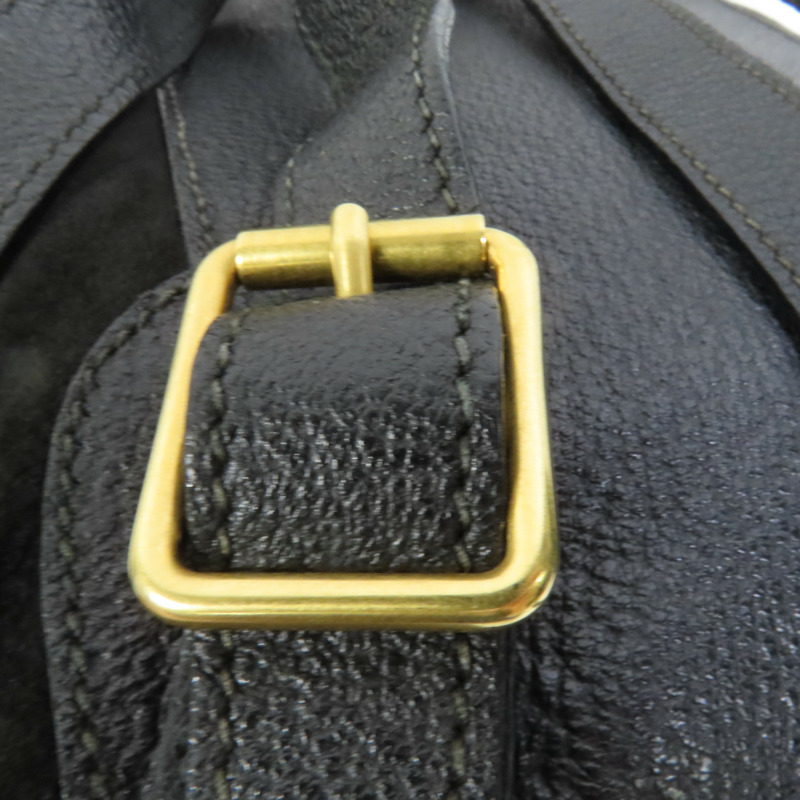 GUCCI 麂皮皮革/牛皮Vintage Backpack背包-6