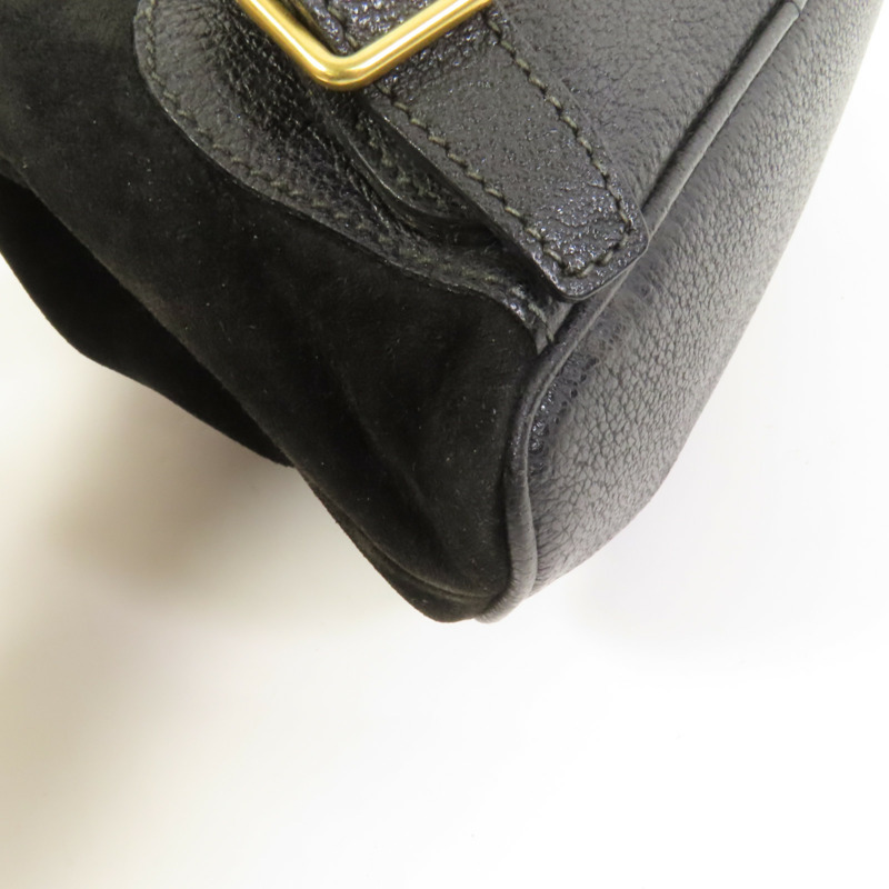 GUCCI 麂皮皮革/牛皮Vintage Backpack背包-11