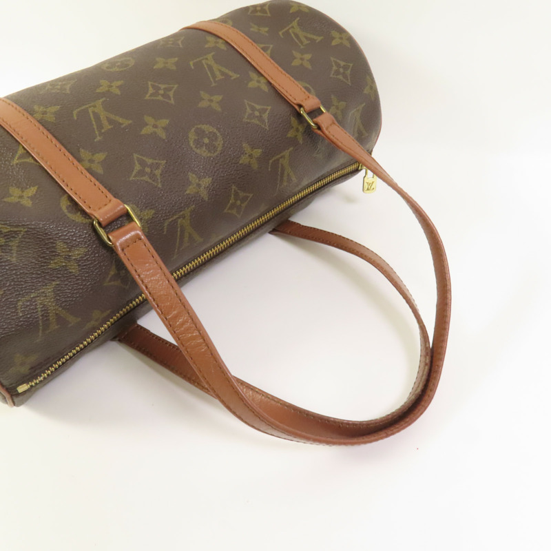 LOUIS VUITTON Monogram Papillon GM金扣手挽袋-4