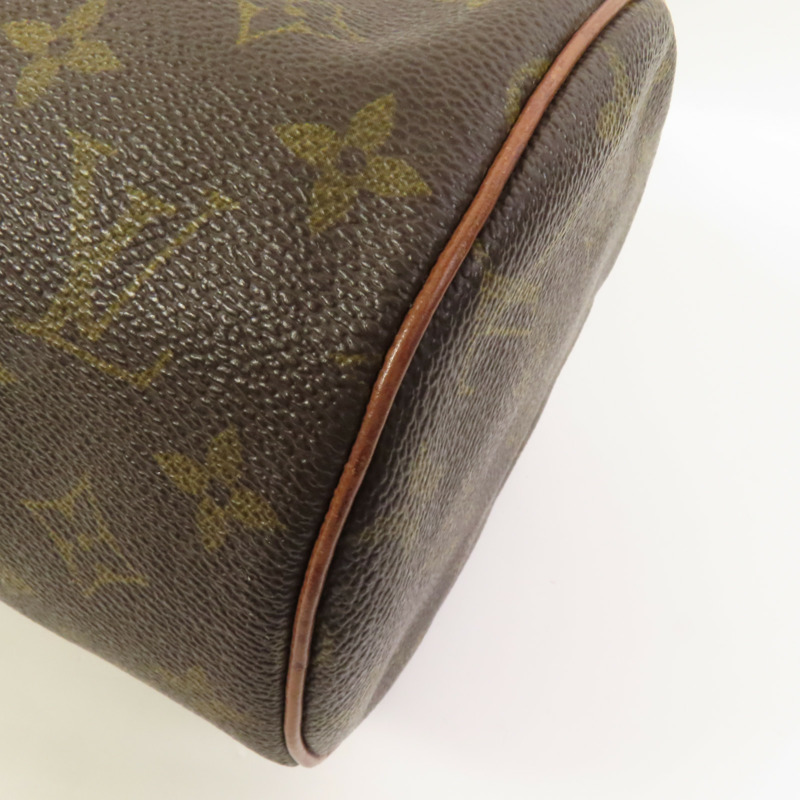 LOUIS VUITTON Monogram Papillon GM金扣手挽袋-10