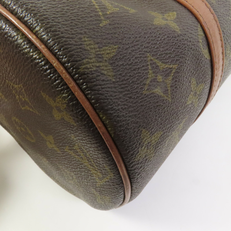LOUIS VUITTON Monogram Papillon GM金扣手挽袋-12