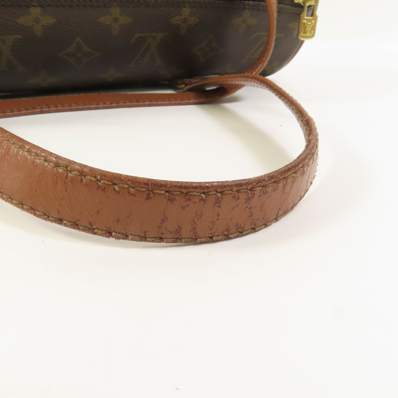 LOUIS VUITTON Monogram Papillon GM金扣手挽袋-13