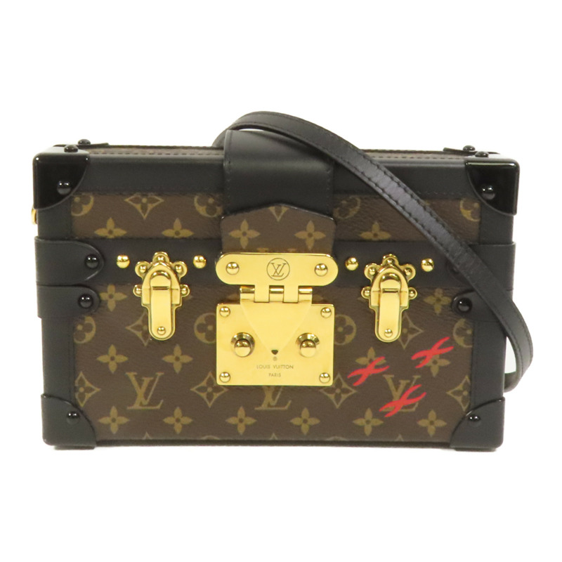 LOUIS VUITTON Monogram Petite Malle金扣肩背袋-0