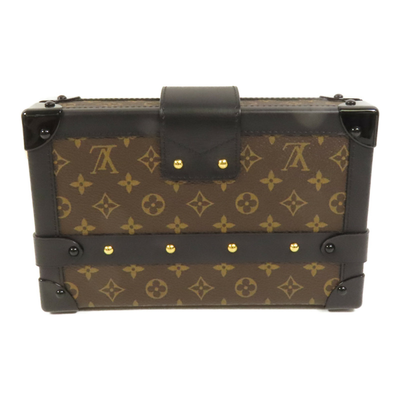 LOUIS VUITTON Monogram Petite Malle金扣肩背袋-1