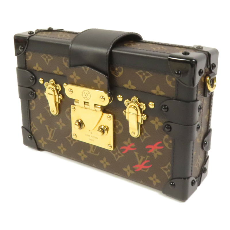 LOUIS VUITTON Monogram Petite Malle金扣肩背袋-2