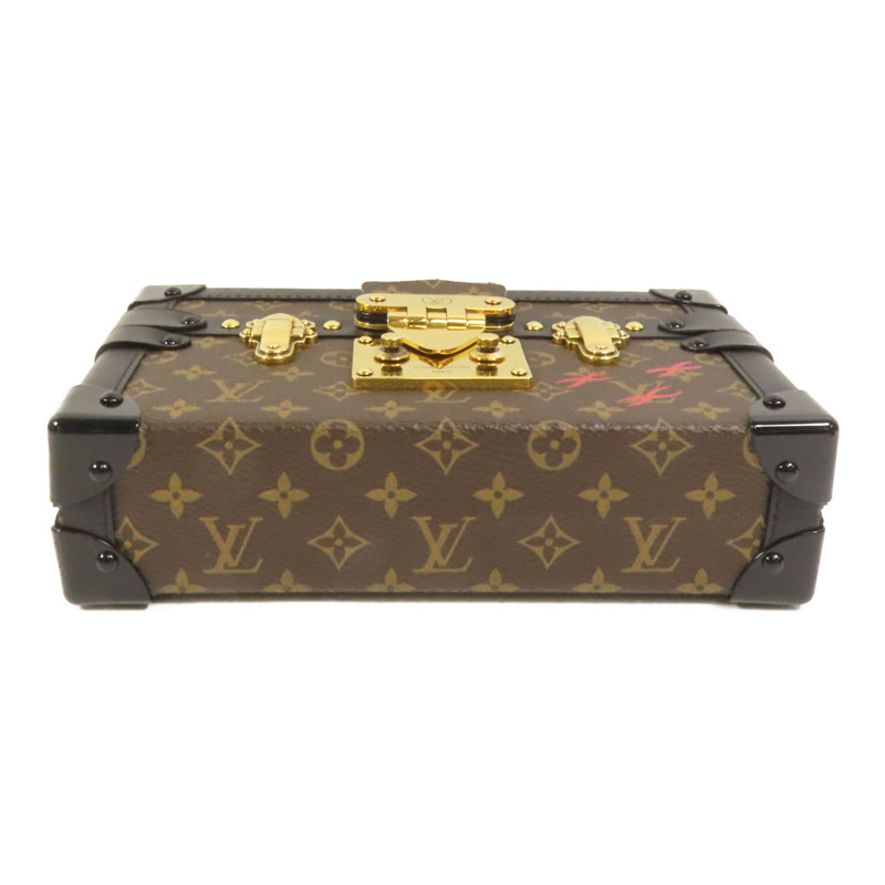 LOUIS VUITTON Monogram Petite Malle金扣肩背袋-3